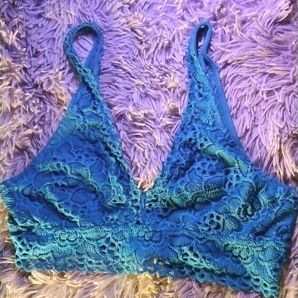 Aerie 💙 blue 💙 bralette size medium